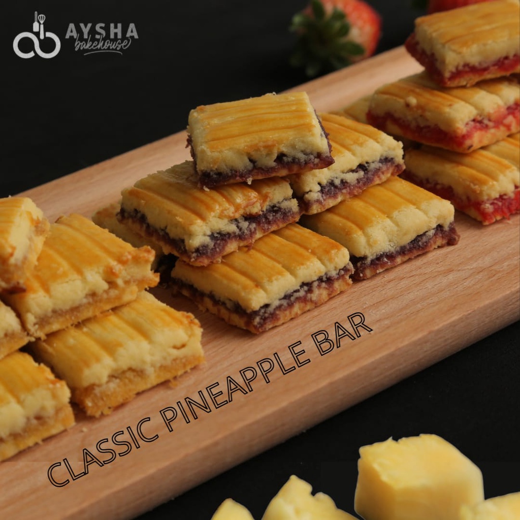 Pineapple Bar Classic Tart Nenas Sandwich Viral Kuih Raya Murah