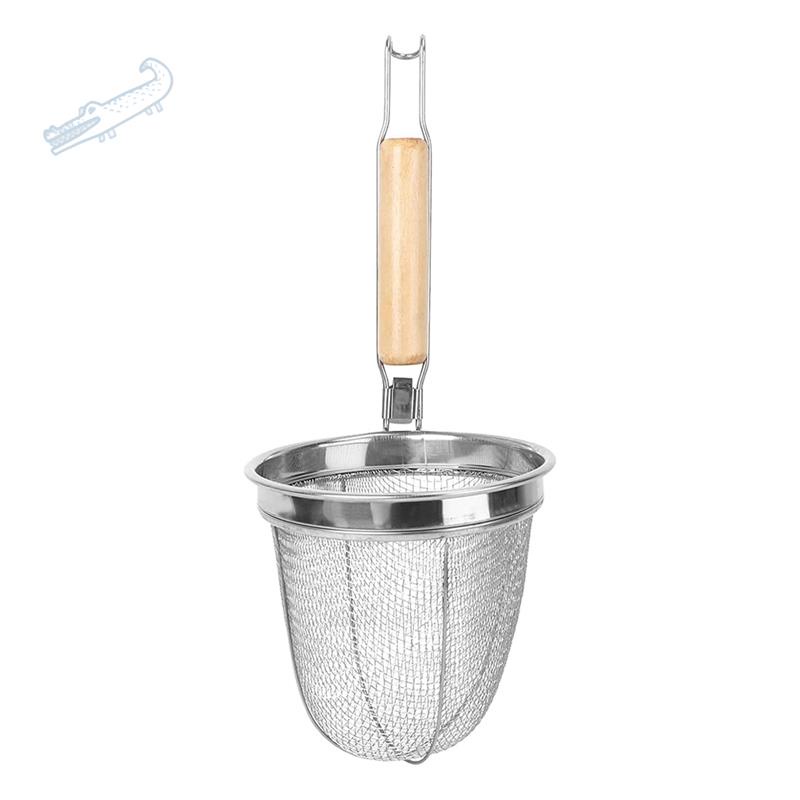 Noodle Strainer Stainless Steel Noodle Basket Multifunction Serving