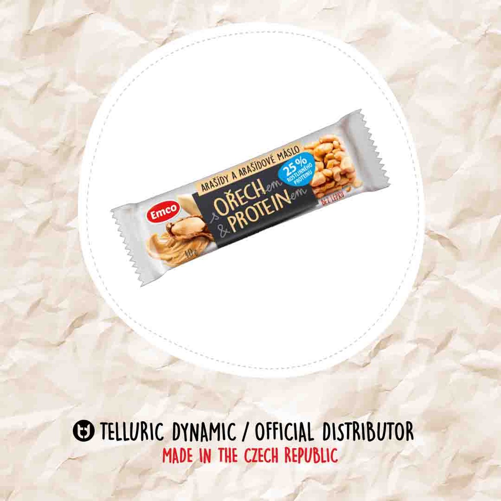 Emco Nuts & Protein Gluten Free Peanut Butter Bar 40gm | Shopee Malaysia