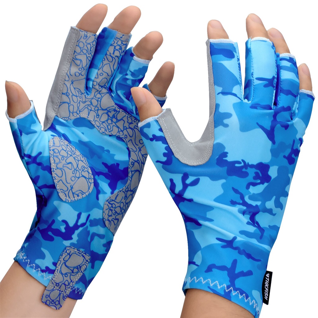 thin camo gloves