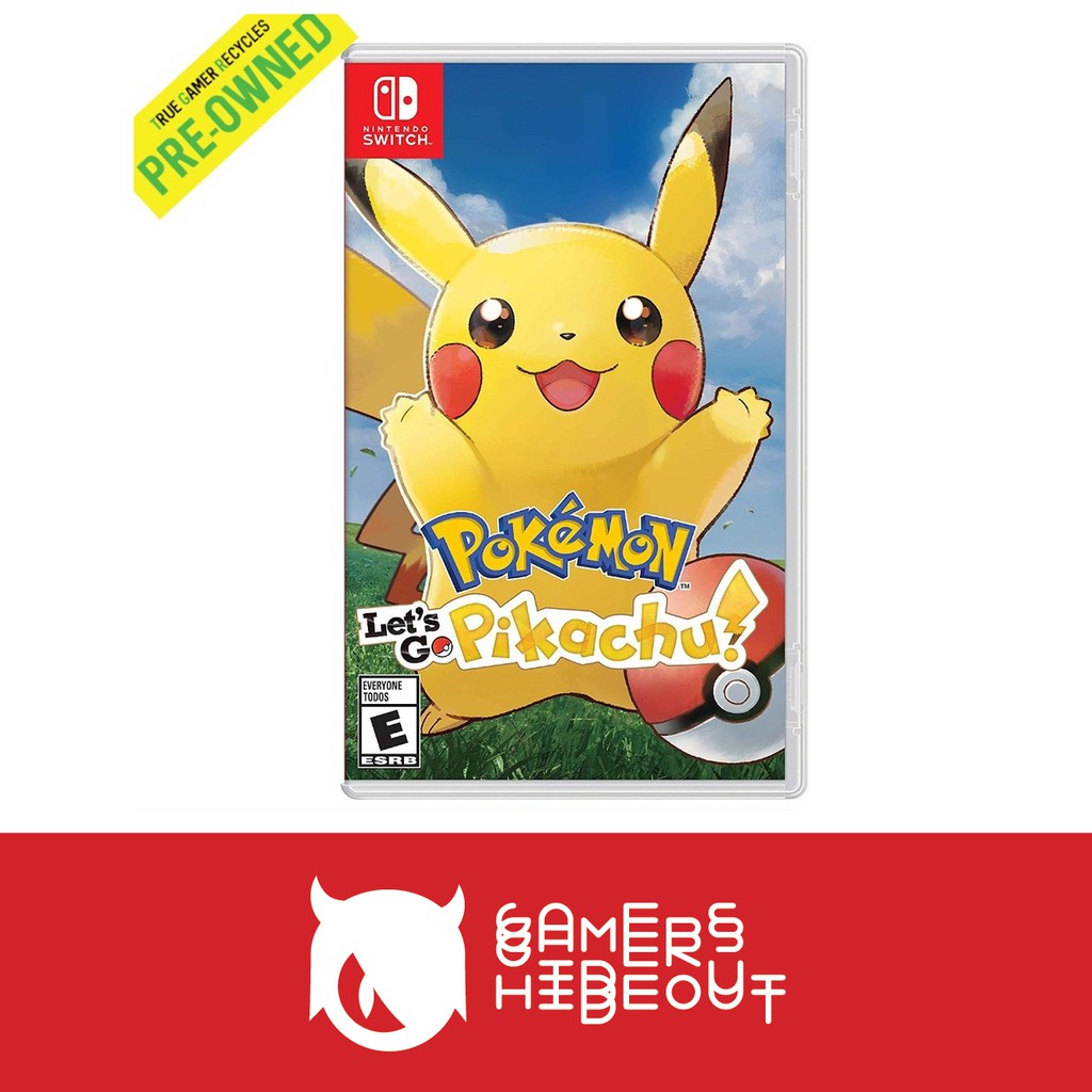 pokemon let's go pre owned