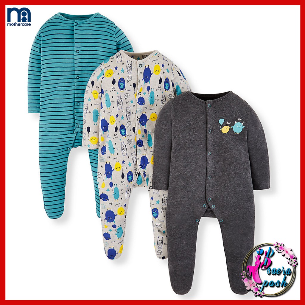 mothercare sleepsuits