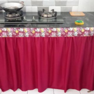 Skirting kabinet dapur, meja dan lain2.. simple bercorak ...