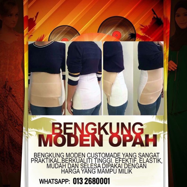 Bengkung Moden Opah  Shopee Malaysia