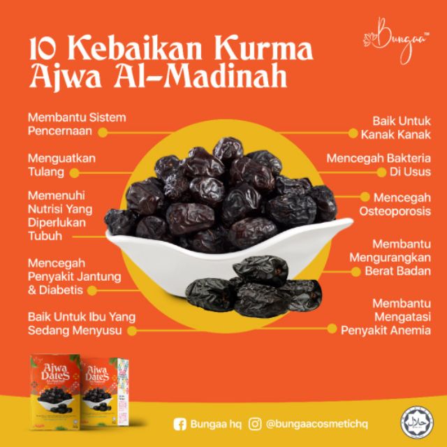 Patut Mahal Rupa Rupanya Ini Kelebihan Kurma Ajwa Yang Dikenali Sebagai Kurma Nabi Yang Diketahui Orang Ciktie Dot Com