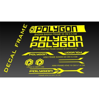 polygon bike stickers