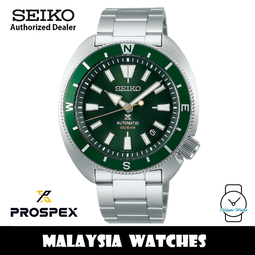 Seiko Prospex SRPH15K1 Tortoise Land Edition Automatic Green Dial Sapphire  Crystal Glass Stainless Steel Men's Watch | Shopee Malaysia