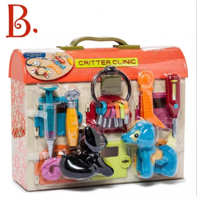 critter clinic toy vet play set