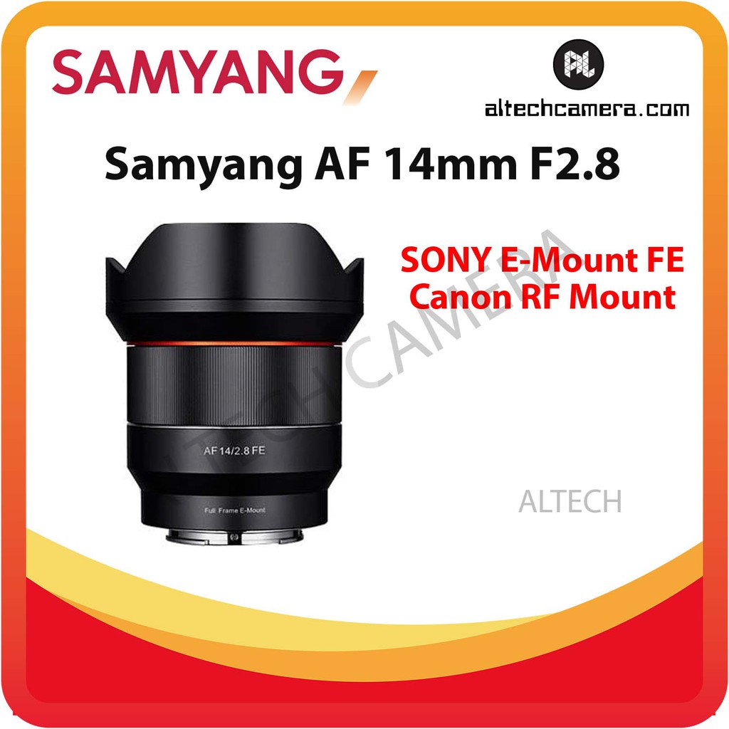 Samyang Af 14mm F2 8 Lens Sony E Mount Fe Canon Rf Mount Auto Focus Sony iii A C r 3 siii Eos R5 R6 Rp Shopee Malaysia