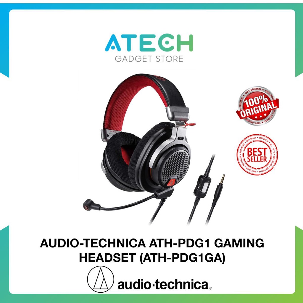 Audio Technica Ath Pdg1 Gaming Headset Premium Gaming Headset Open Air Dynamic Ath Pdg1ga 