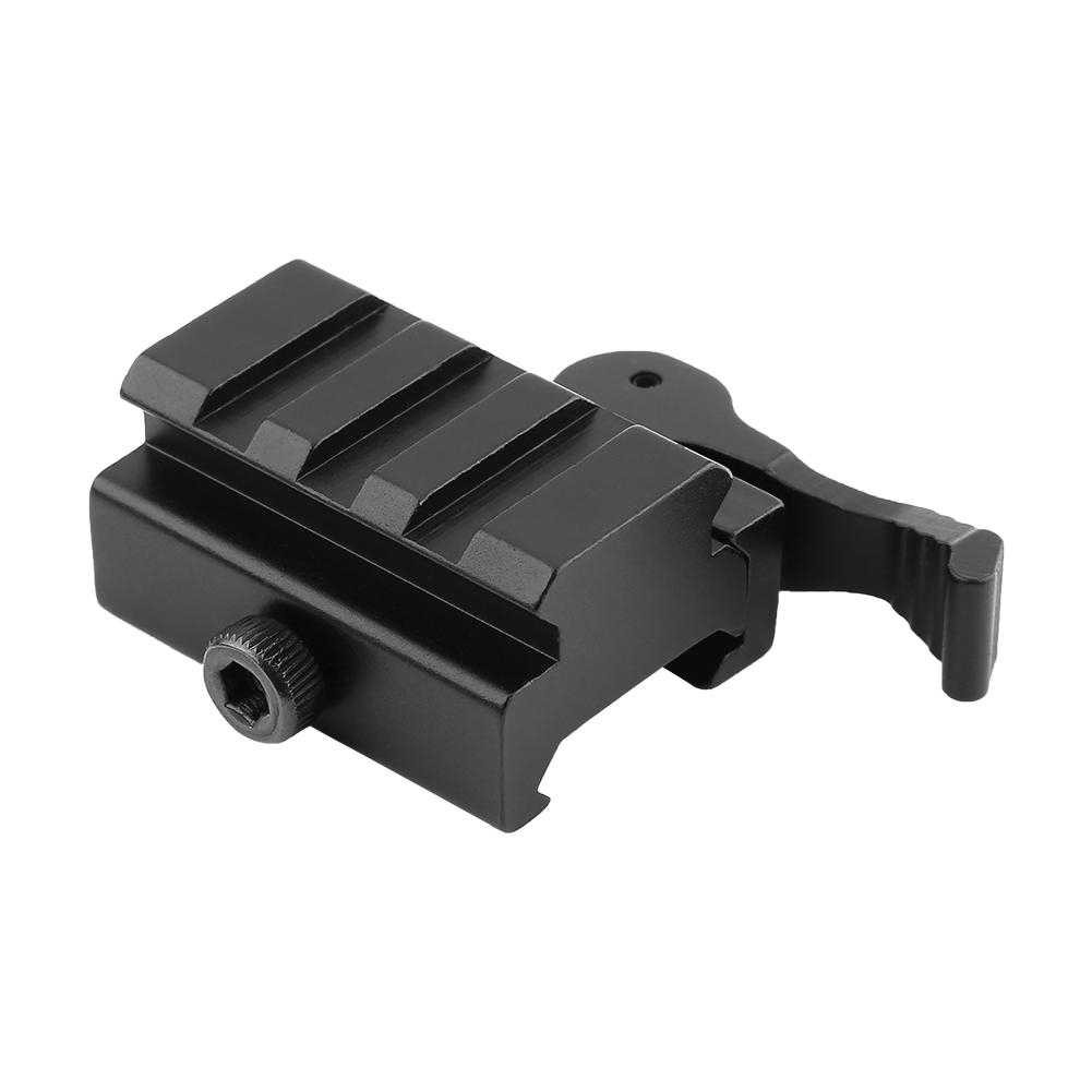 1PC Tactical 3 Slots QD Dual 21mm Picatinny Rails Base Riser Scope Mount Rail