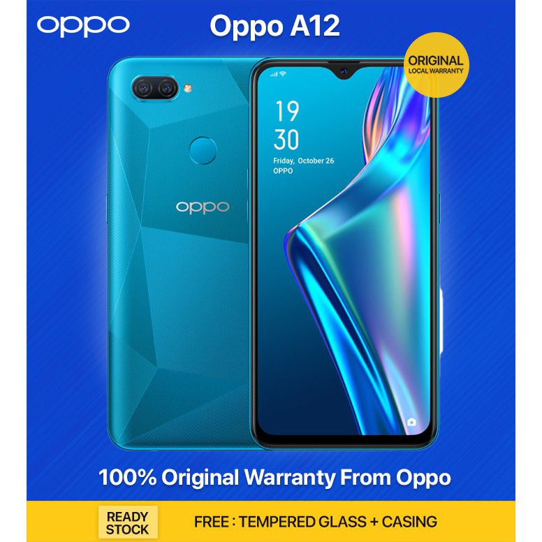 Oppo A12 3gb 32gb Original Malaysia Set Shopee Malaysia
