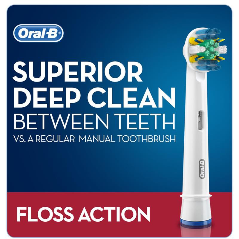oral b floss toothbrush heads