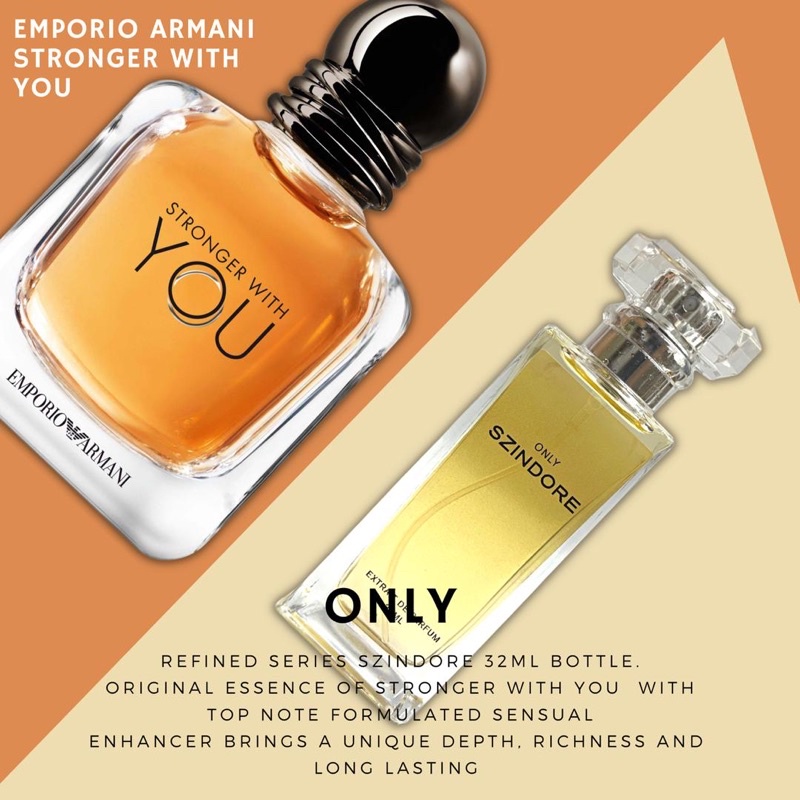 NEW Szindore Only Extrait de Parfum - Dupe Stronger With You Only ...