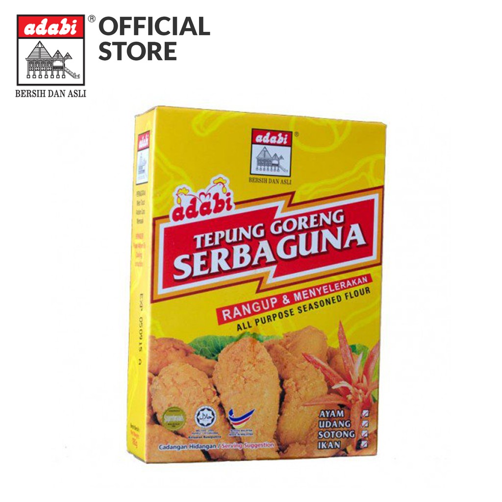 ADABI Tepung  Goreng Serbaguna  180g Shopee Malaysia