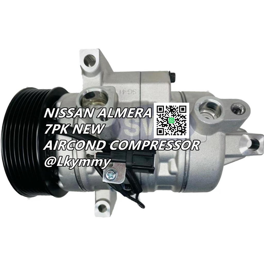 NISSAN ALMERA AIRCOND COMPRESSOR NEW Shopee Malaysia