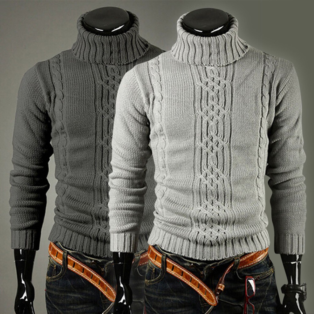 woolen high neck for men