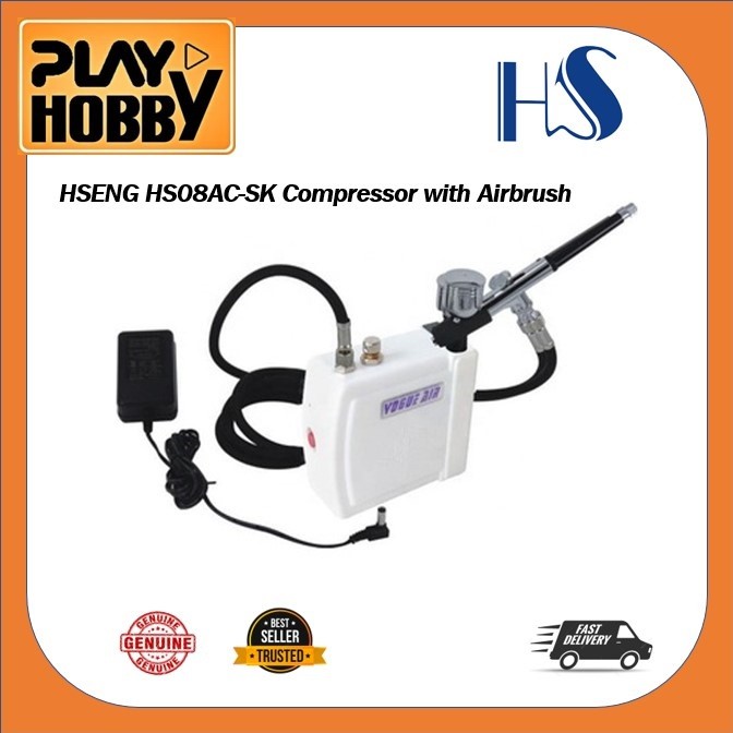 HSENG HS08 Mini Compressor Series Gundam Paint Shopee Malaysia