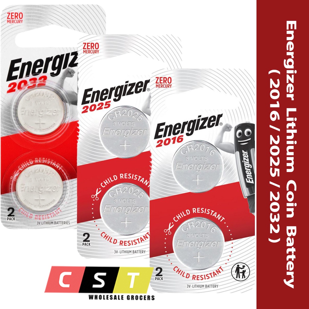 Energizer Lithium Coin Battery (2016/2025/2032) | Shopee Malaysia