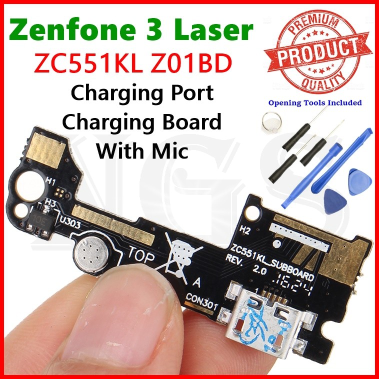 Asus Zenfone 3 Laser Zc551kl Z01bd Charging Port Charging Board With Mic Shopee Malaysia