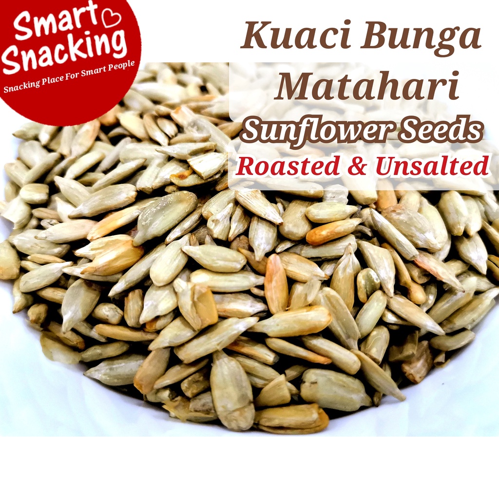 500g - Roasted Unsalted - Kuaci Bunga Matahari Murah - Roasted Sunflower Seed - Sunflower Seed Snack
