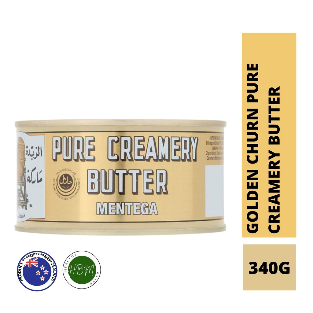 GOLDEN CHURN Tinned Butter 340gm (New Zealand) [ready stock]