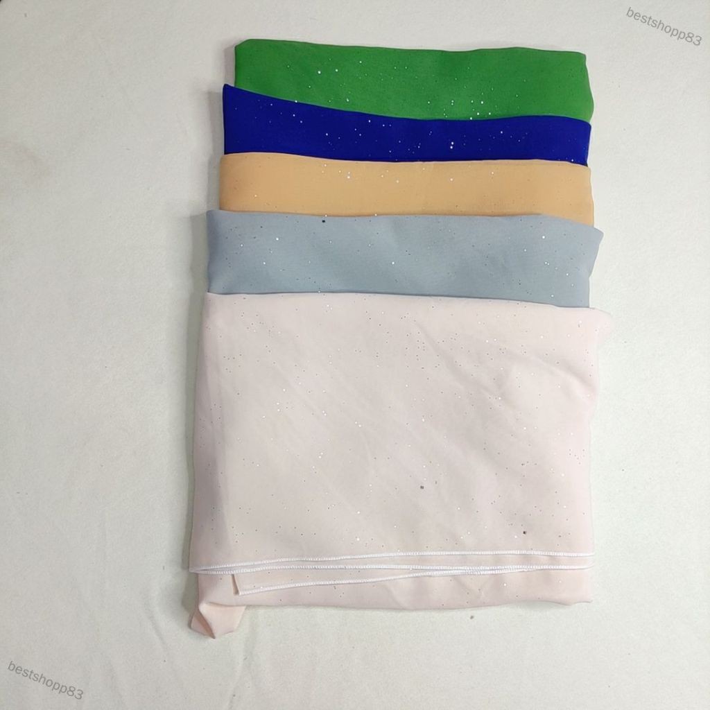 bestshopp83 Fashion/muslim/shawl/chiffon/fabrik/selendang Murah/tudung Murah/half-moon Chiffon Gelite/bumiputera Seller/