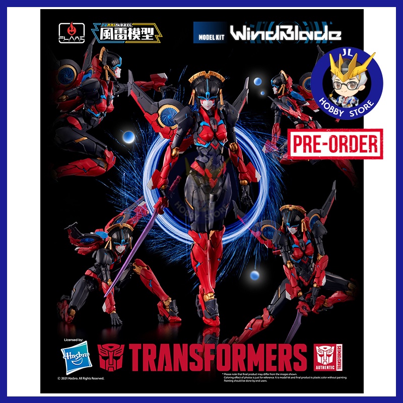 [REISSUE PO] FLAME TOYS Furai Model Windblade Transformers Model Kit