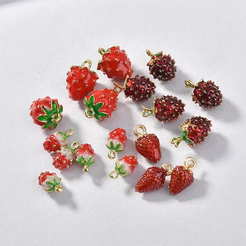 Charm Fruit & Plants Alloy Enamel Charm.MDC Malaysia Seller/Shop