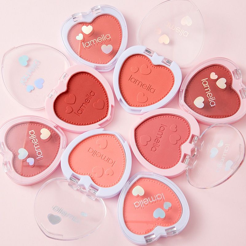 {READY STOCK) SWEET HEART BLUSH POWDER NATURAL BLUSHER