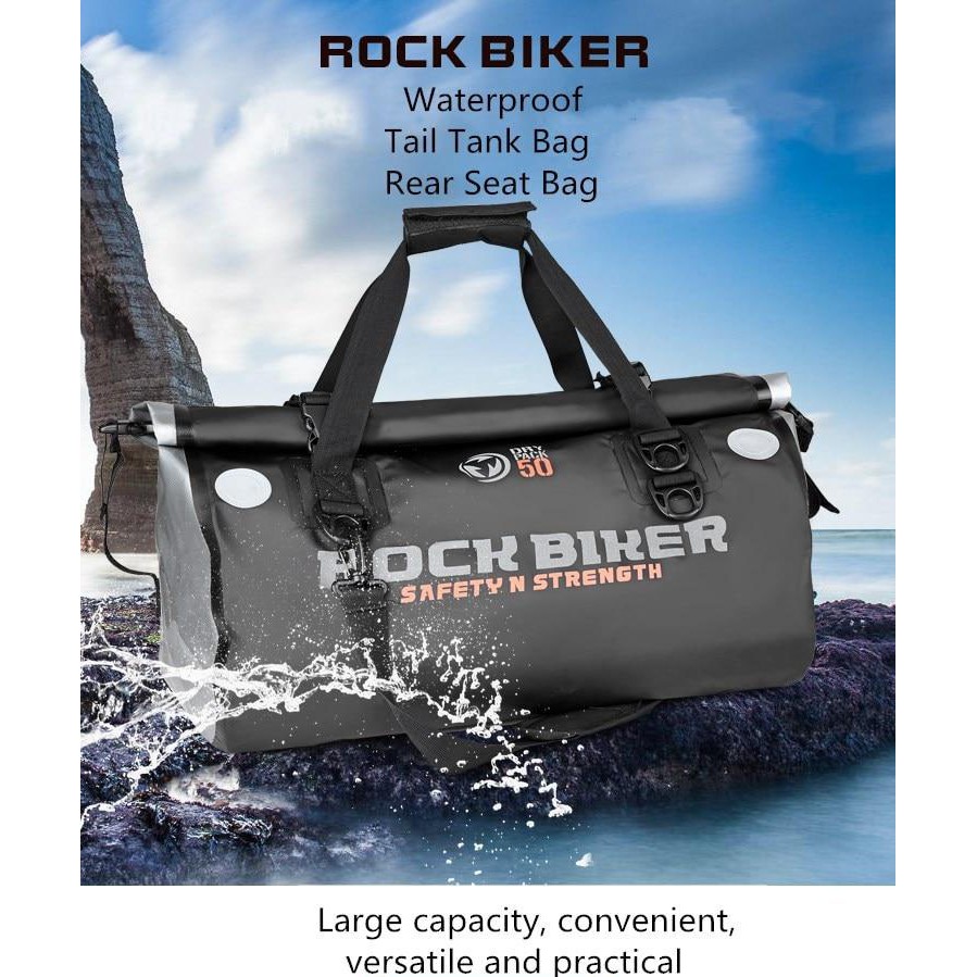 rock biker tail bag