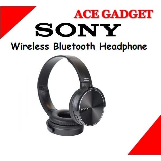 Sony Bt450 Wireless Headphone Sony Bluetooth Extra Bass Headphones With Mic Shopee Malaysia