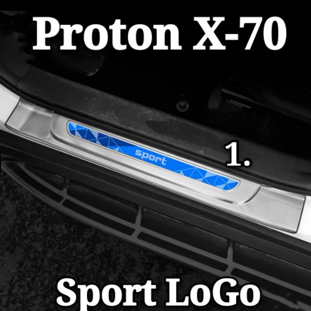 Proton X70 X 70 Door Sill Trim Plates Side Door Stainless Outside Plate 4pcs