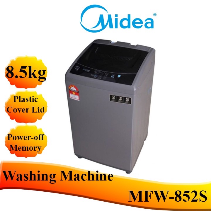 MIDEA MFW852S Fully Auto Washing Machine 8.5kg Shopee Malaysia