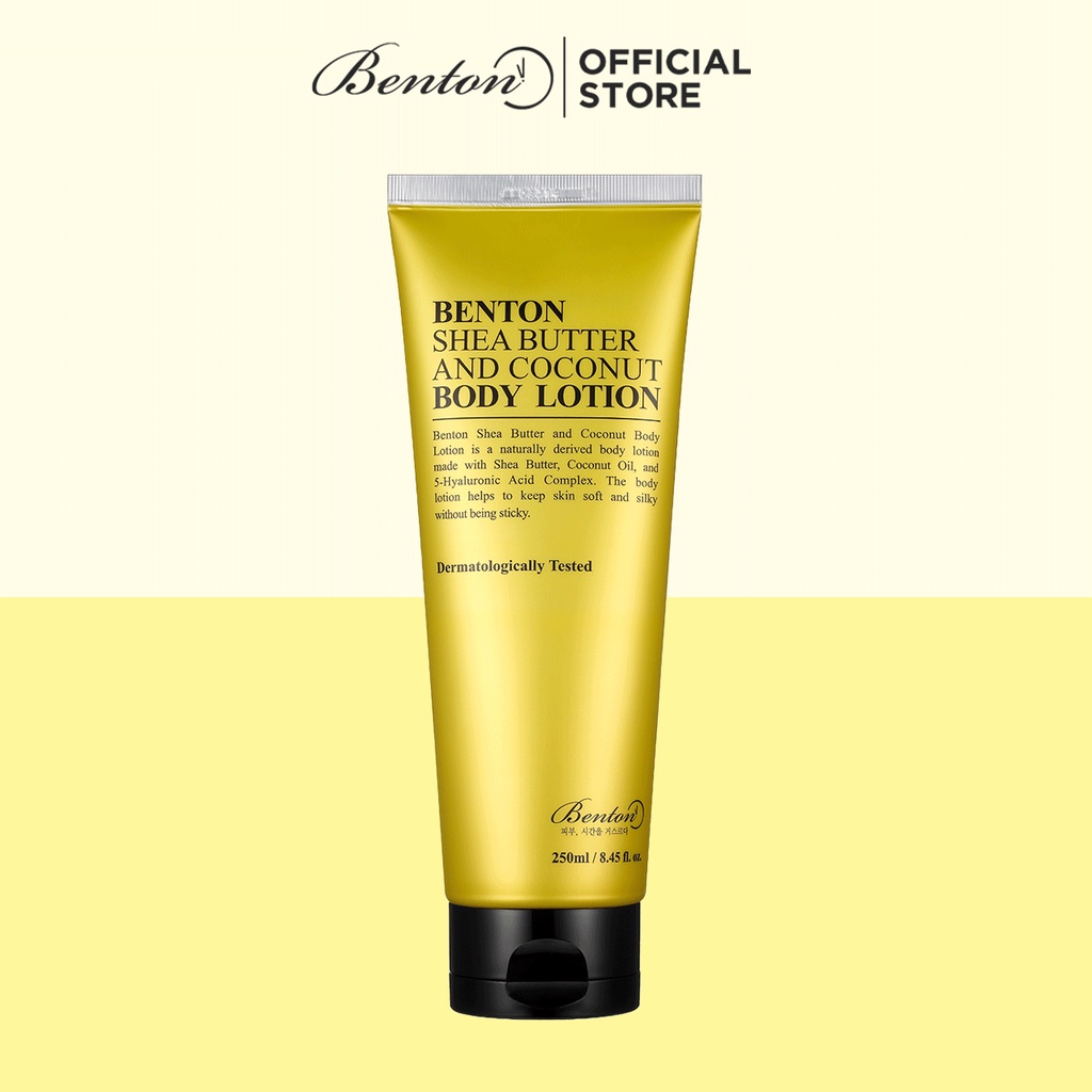 Benton Shea Butter And Coconut Body Lotion 250ml Shopee Malaysia