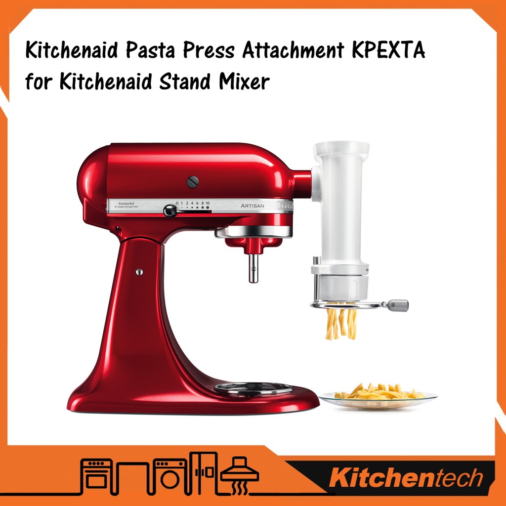 how to use kitchenaid pasta press attachment