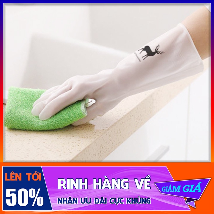 Super Tough Felt Rubber Gloves, Hand Skin Protection, Health Safety