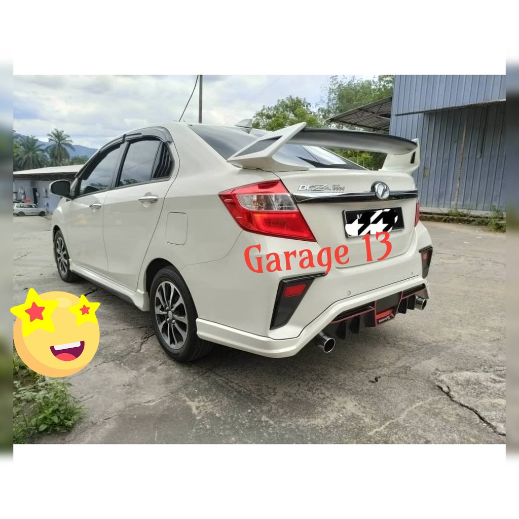 Perodua Bezza Galaxy X Galaxy Spoiler High Quality Abs Material With 