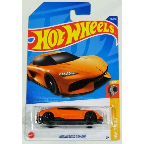 HOT WHEELS KOENIGSEGG GEMERA ORANGE / HOT WHEELS HW TURBO | Shopee Malaysia