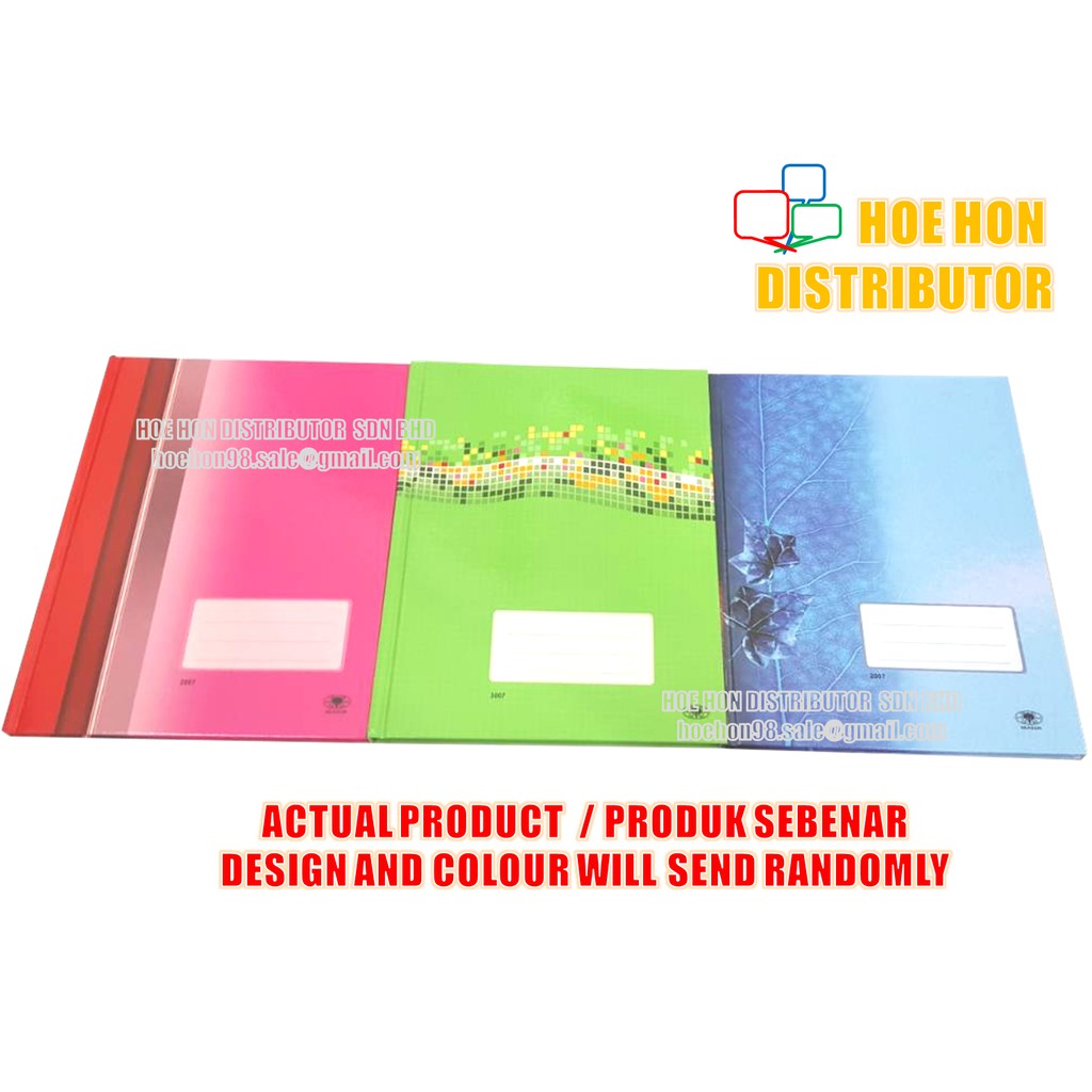 Hard Cover Foolscap Exercise Note Book Buku Log Kulit Tebal F4 400 Pages Shopee Malaysia