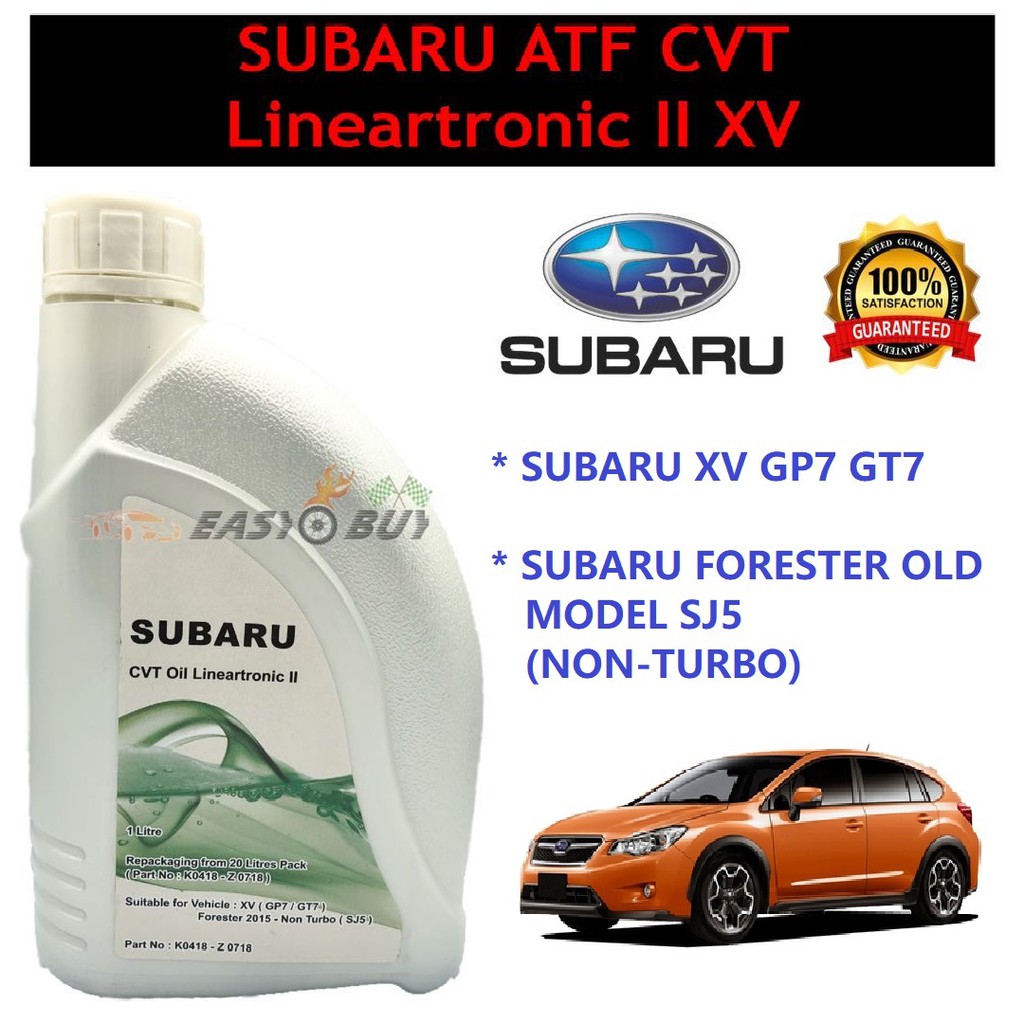 Subaru Atf Cvt 1L Subaru Xv Gp7 Gt7 Forester Sj5 Lineartronic Auto Transmission Fluid (Repackaging) | Shopee Malaysia