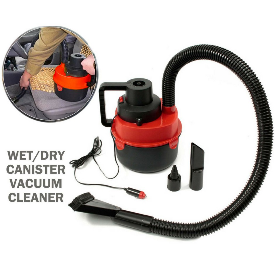 2 In 1 Wet/Dry Car Canister Mini Vacuum Cleaner DC 12V Shopee Malaysia