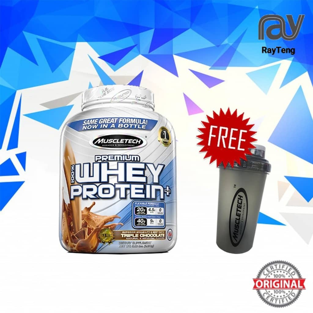 Muscletech Premium Whey Protein Isolate 5lbs Free Shaker Shopee Malaysia