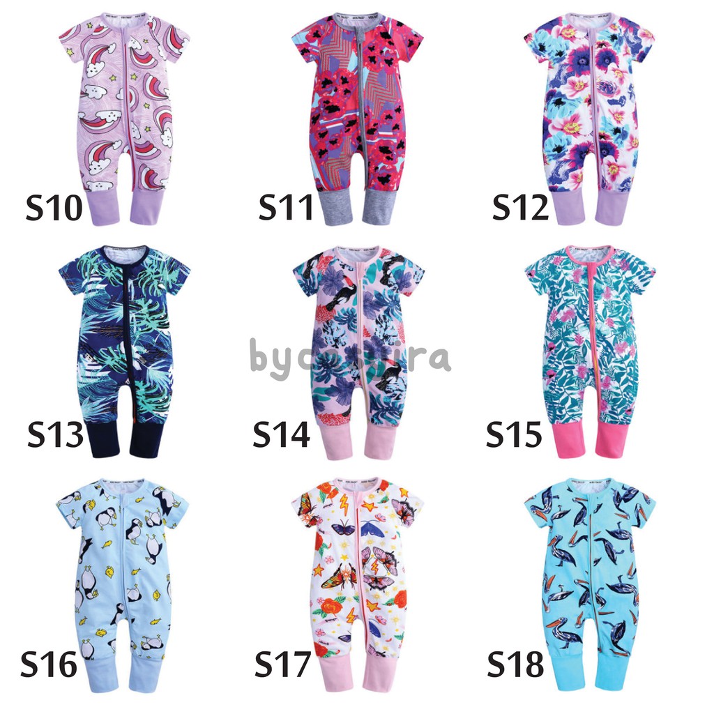 Sleepsuit Jumpsuit  Nightwear Kids Tales Short Sleeve 