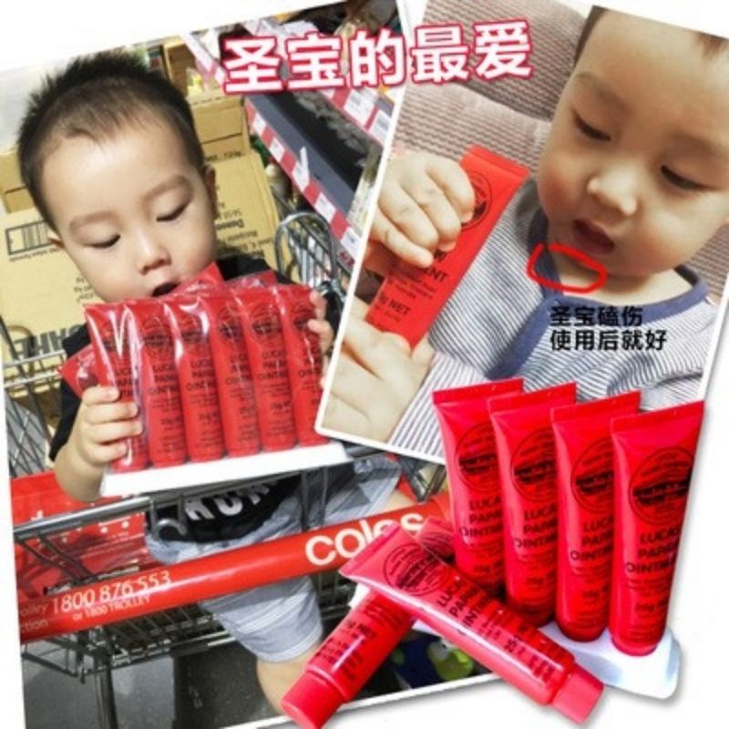 Lucas Papaw Ointment 25g Cracked skin (Dry/chaffed lips/cracked nipples