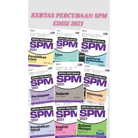 Bbss Ilmu Bakti Kertas Percubaan Spm Edisi 2021 Shopee Malaysia