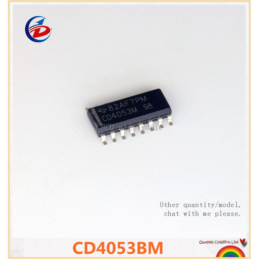 20PCS CD4053BM CD4053 SOP-16 IC 