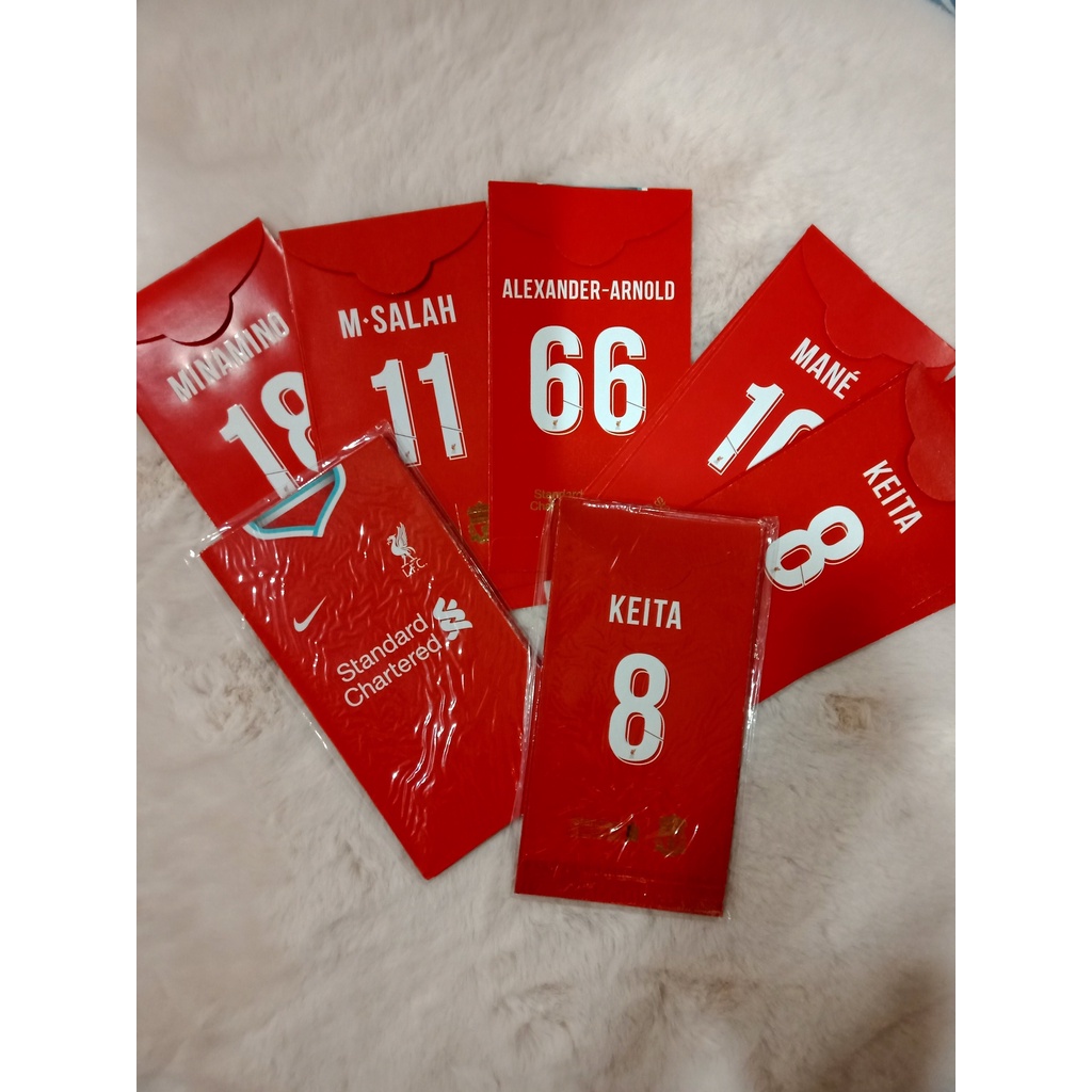 Standard Chartered Authentic Liverpool Merchandise Red Envelope Packet AngPao Chinese New Year Soccer Football Team