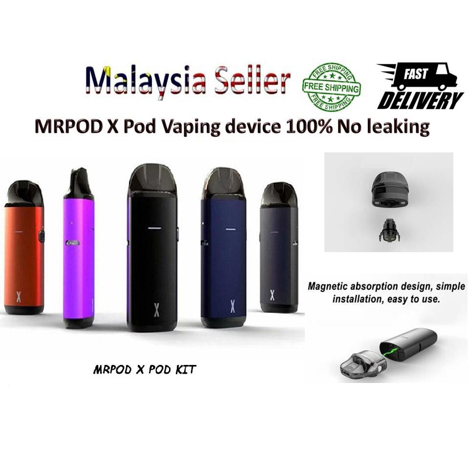 Mrpod X Pod Vape 750mah Vaping Device 100 No Leaking Refillable