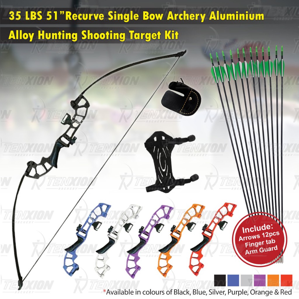 Buy Tenxion Archery 12 Arrows 35 Lbs Recurve Long Bow Alat Memanah Sukan Arrow Compound Anak Panah Fiberglass Efg Carbon Seetracker Malaysia